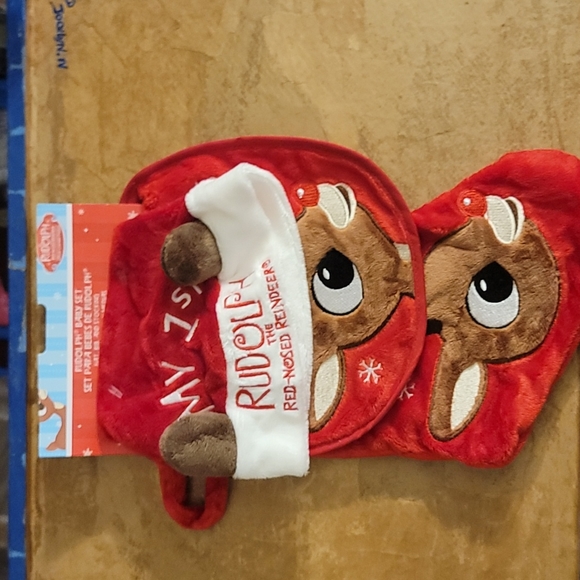 Rudolph Baby 1st Christmas Set - Picture 1 of 4